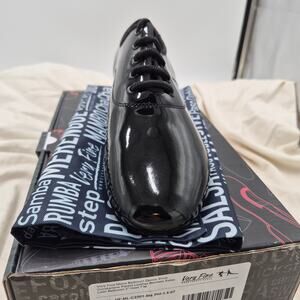 Very Fine Dance Shoes Waltz Ballroom Dance Shoes 1" Heel Black Patent Mens sz 7